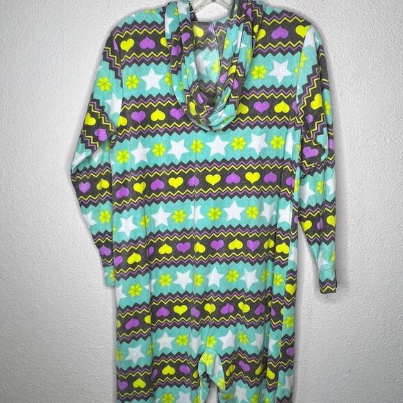 PJ Couture Footed Hoody Pajamas - Picture 5 of 7